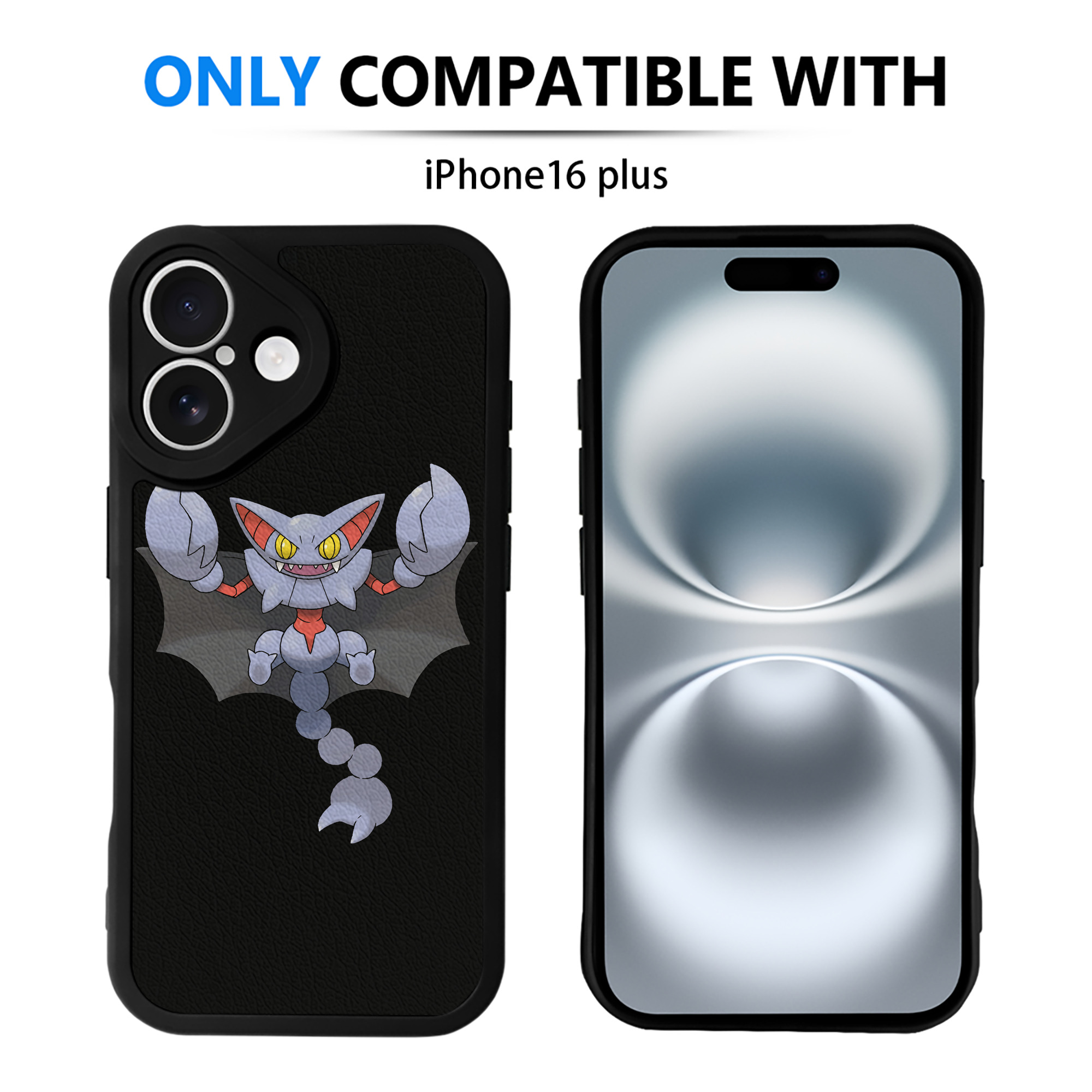（画像用） ポケットモンスター Pokémon 【iPhone 16シリーズ対応】シリコンスマホケース（レザー調） 材質：シリコン